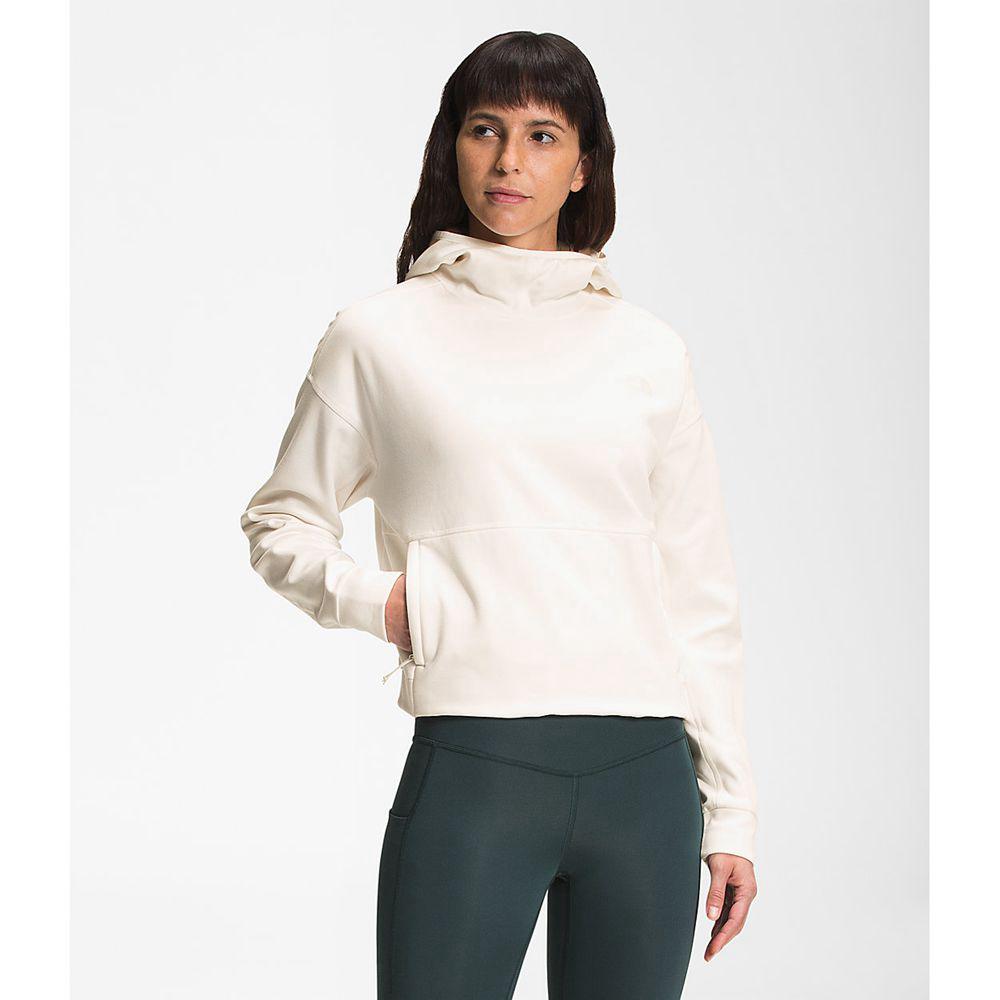 The North Face Canyonlands Pullover Crop Γυναικεια Fleece - Ασπρα (VYSW49812)